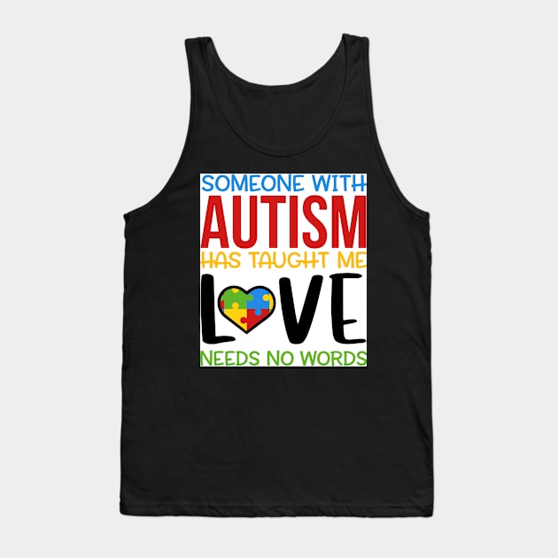 Someone With Autism Tank Top by Wanderer Bat